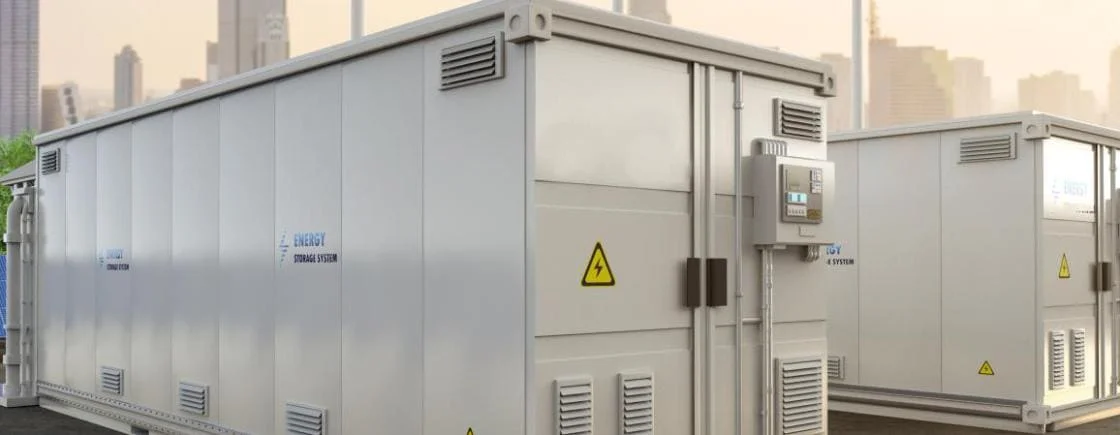 Abrigo metálico sob medida para proteção de gerador de energia industrial fabricado em aço com acabamento técnico pela Mikro Stamp, empresa de conformação metálica em Campinas.
